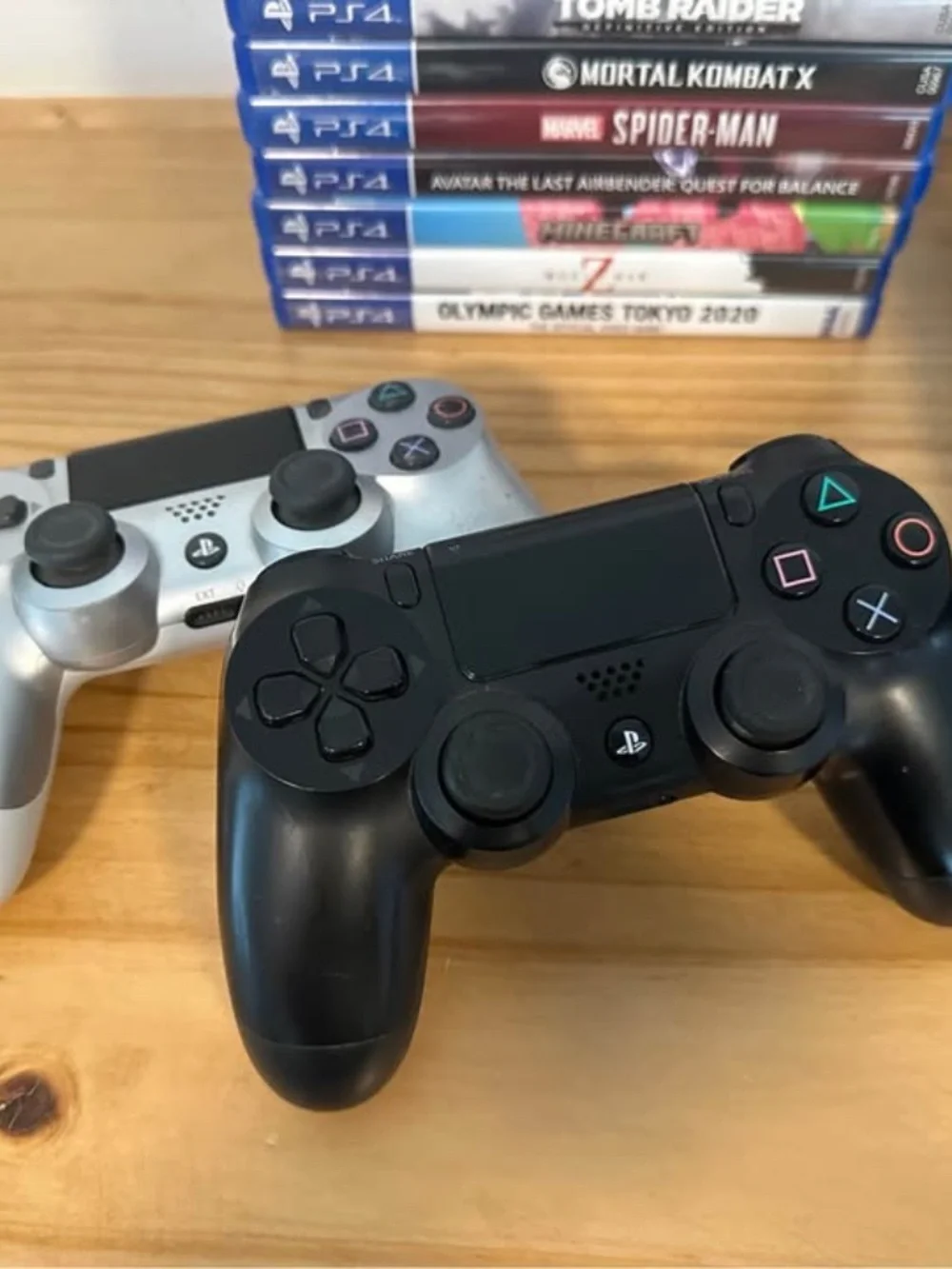 PS4 PlayStation 4 Game Console 2 Controllers 13 PS4 Games Minecraft NBA2K & More